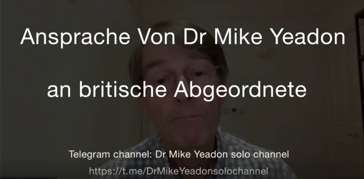 Dr. Mike Yeadon | HOFMANN KOMMUNIKATION